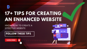 17 steps to create enhanced website